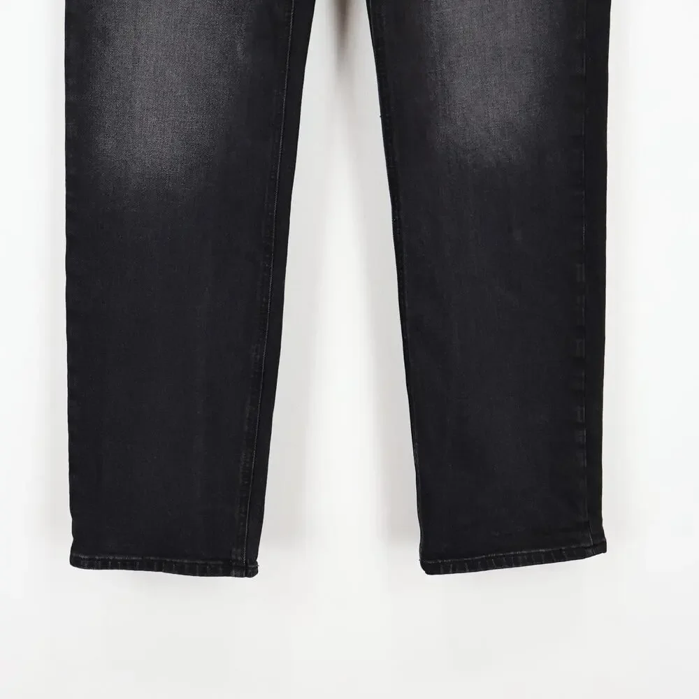 J.Crew Mid Rise 90s Classic Straight Fit Jean Charcoal Wash Size 26 NWOT